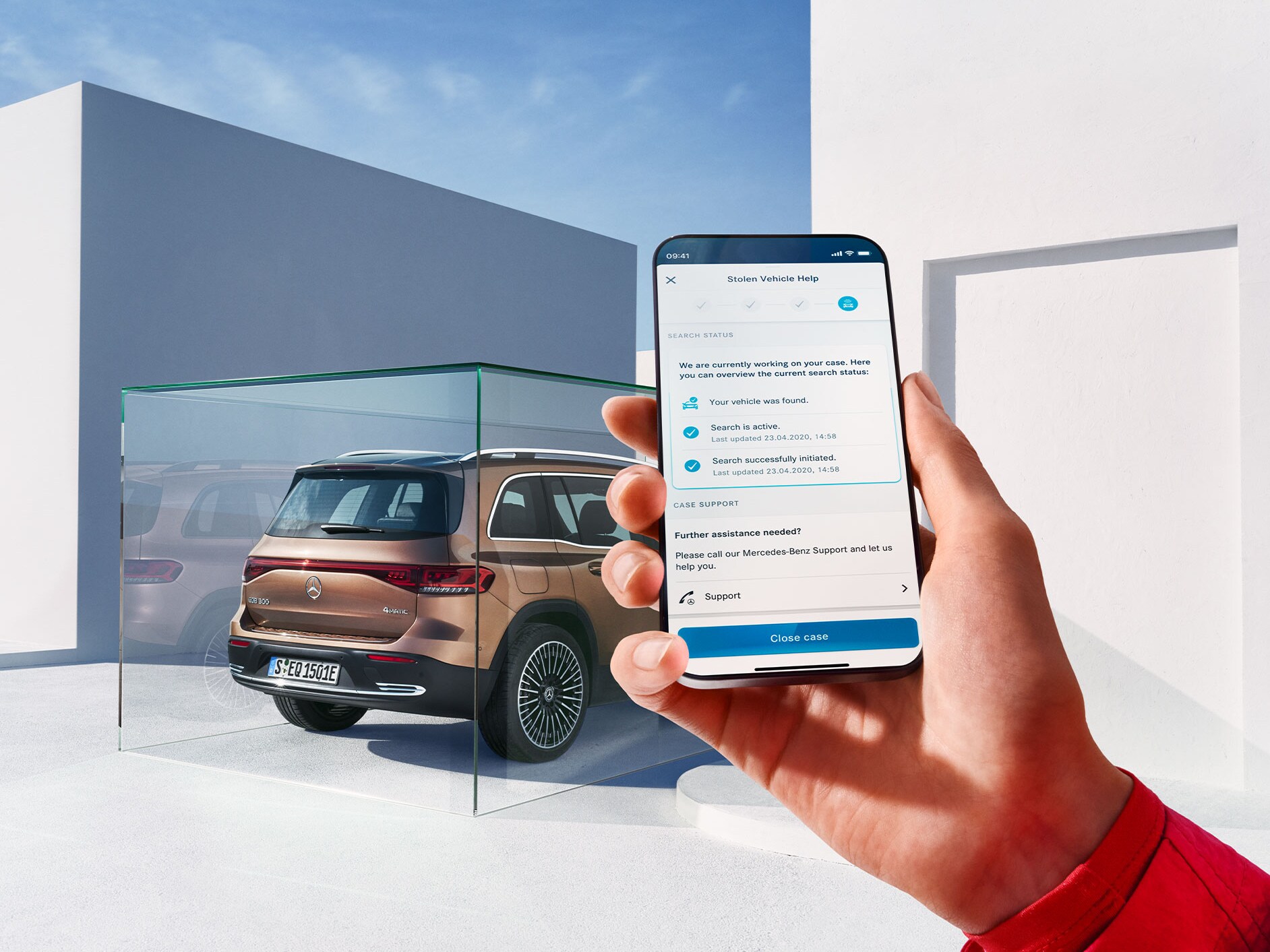 L'assistenza in caso di furto del veicolo viene offerta su smartphone tramite il Digital Extra GUARD 360°.