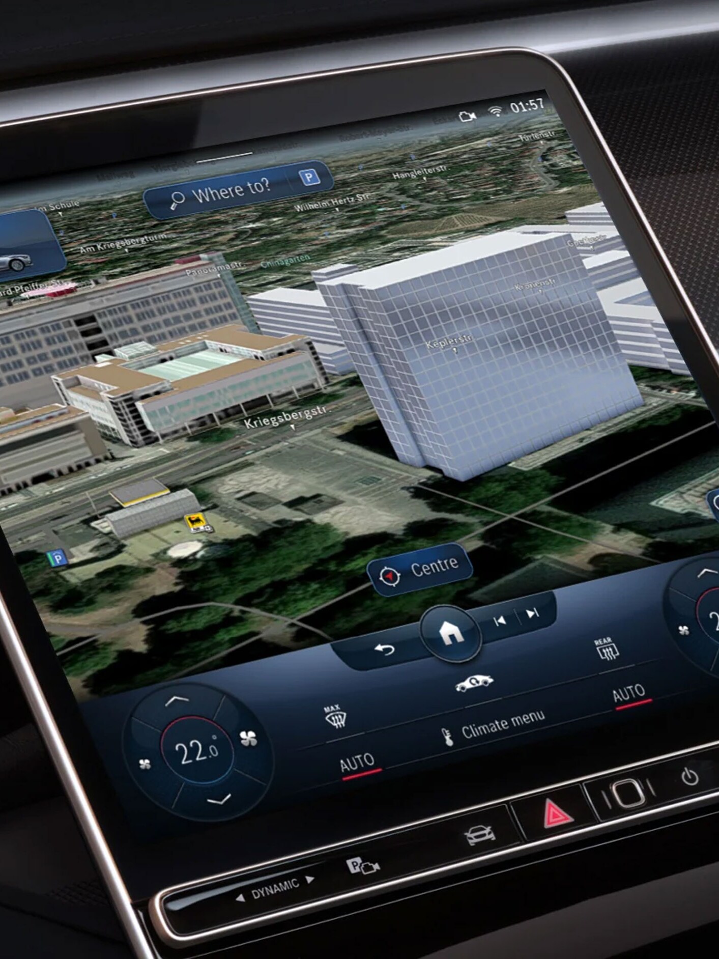 La navigazione con immagini satellitari.