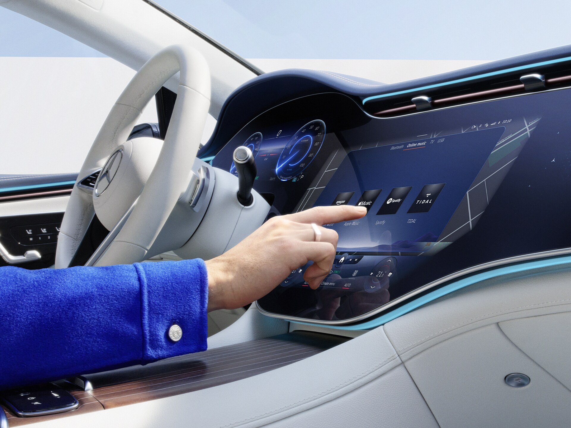 Les services connectés de Mercedes-Benz.