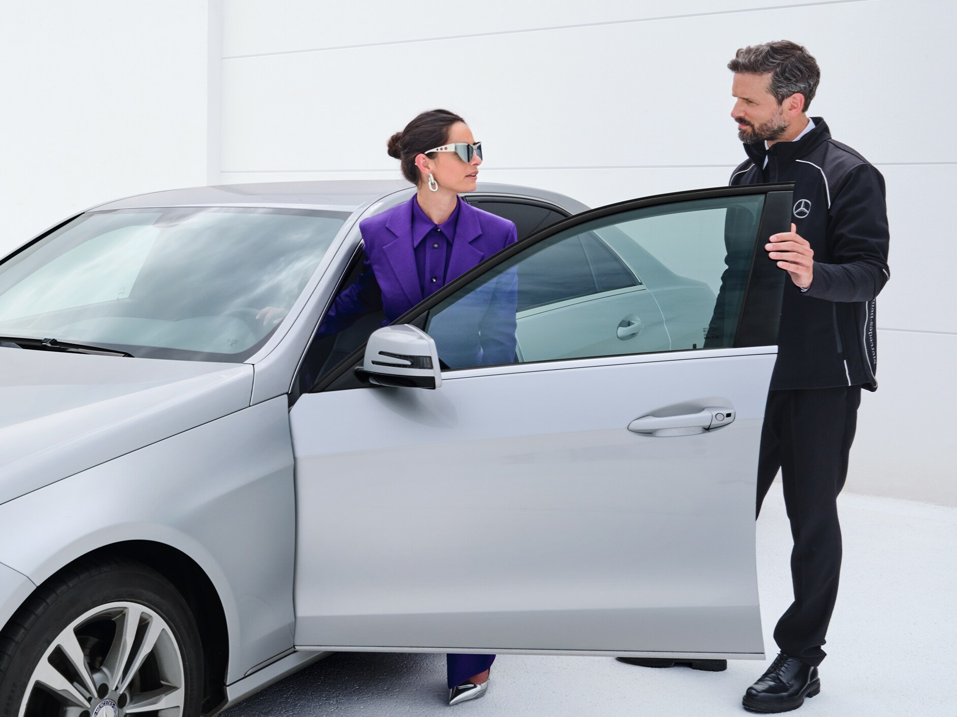 L'arrêt de l'application Mercedes-Benz Service.