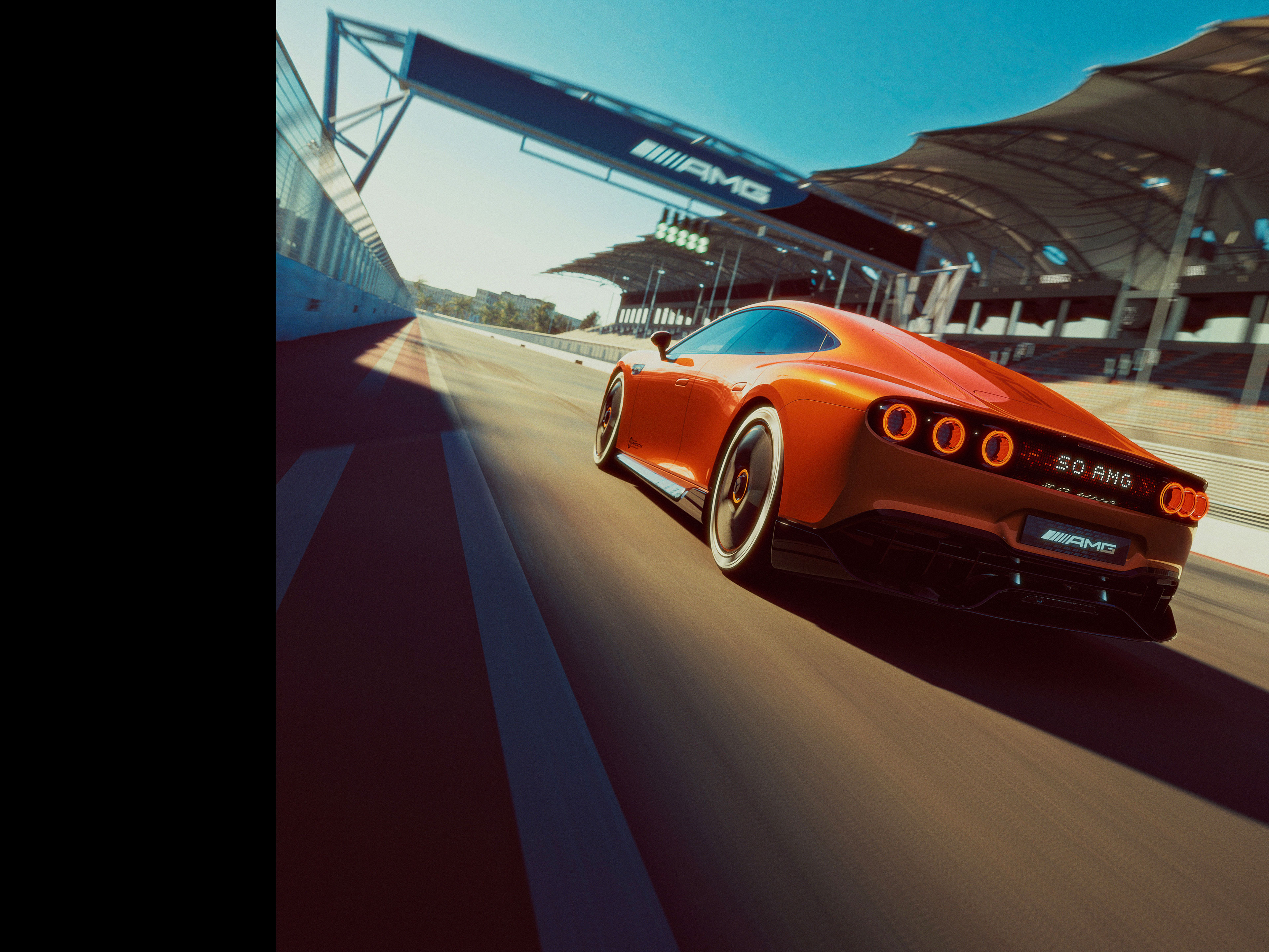 Das Design und der Stil des neuen CONCEPT AMG GT XX mit AMG Elektroarchitektur (AMG.EA) von Mercedes-AMG. Design & Style | AMG.EA | Mercedes-AMG