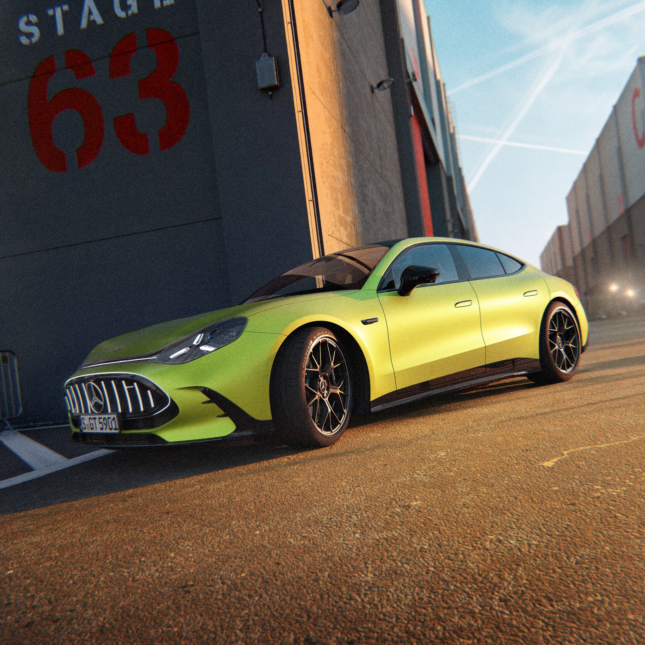 Das neue Mercedes-AMG GT 4-Türer Coupé.