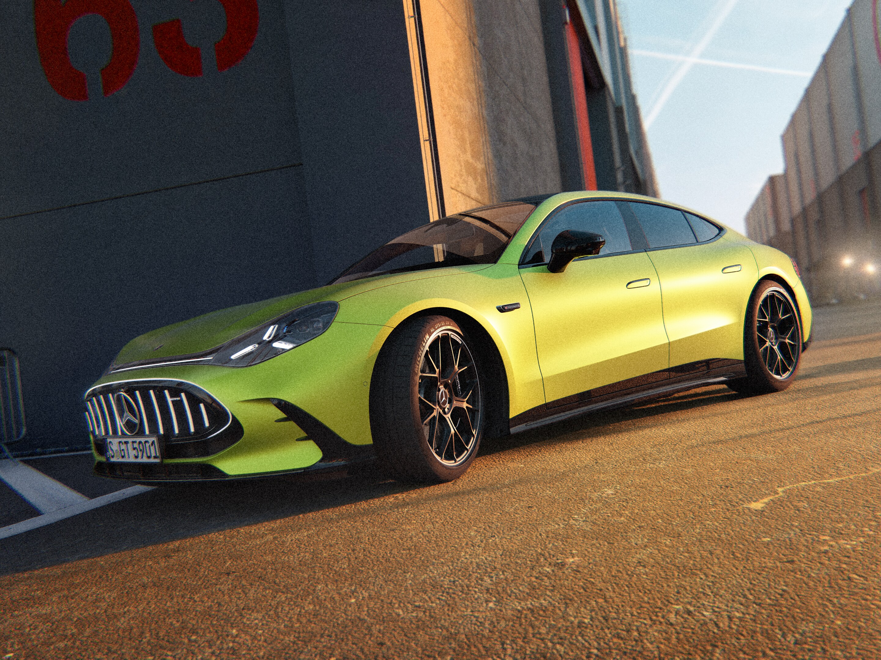 Das neue Mercedes-AMG GT 4-Türer Coupé.