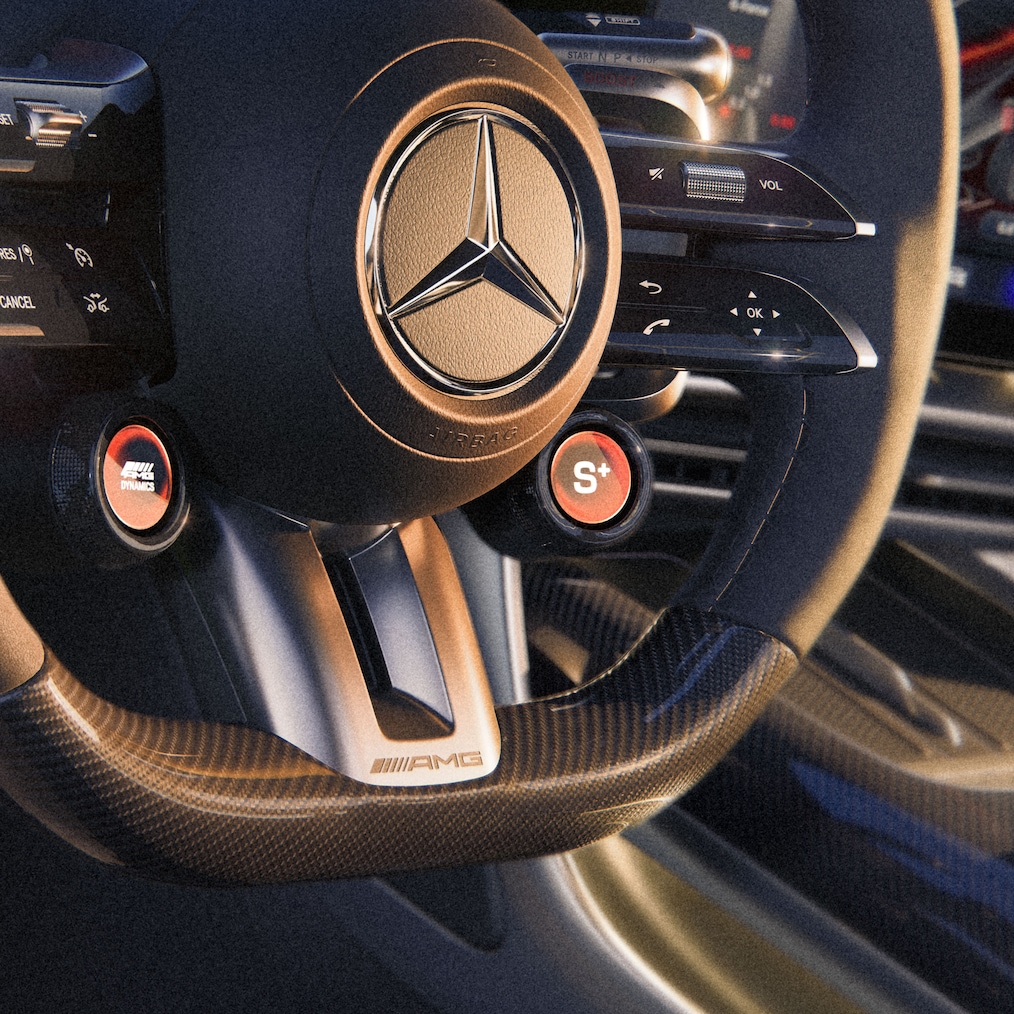 L'intérieur du GT Coupé 4&nbsp;portes de Mercedes-AMG.
