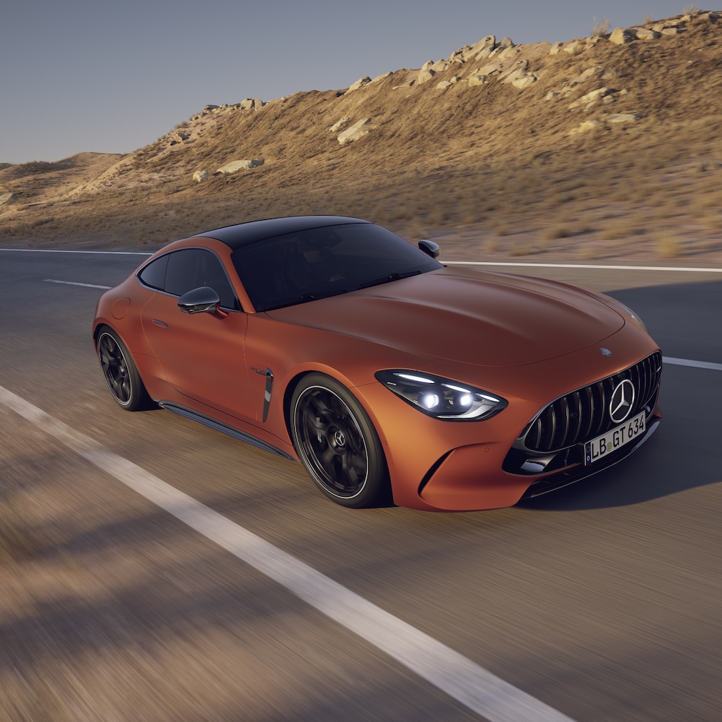 L'extérieur de la Mercedes-AMG GT&nbsp;63&nbsp;S E&nbsp;PERFORMANCE Coupé dans une vue latérale.