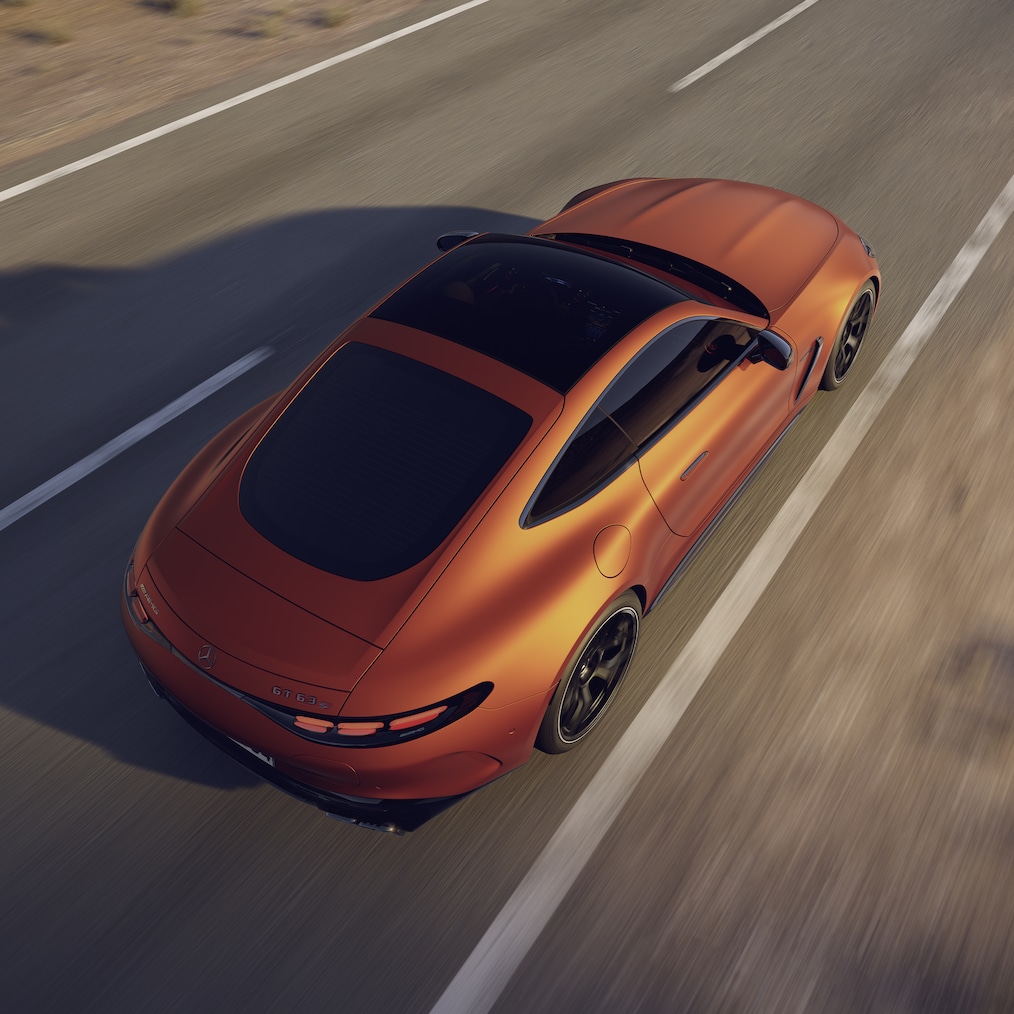 Le moteur V8 biturbo 4,0&nbsp;litres de la Mercedes-AMG GT&nbsp;63&nbsp;S E&nbsp;PERFORMANCE Coupé.