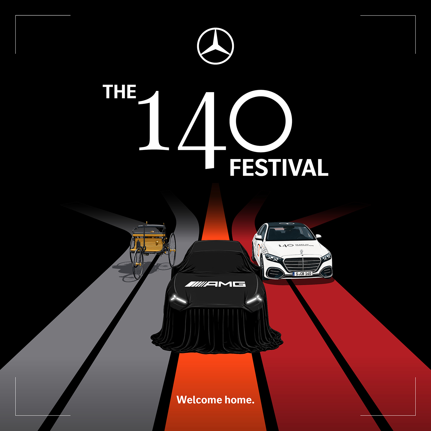 Le 140 Festival et la première mondiale du tout nouveau SUV Mercedes-AMG GT.