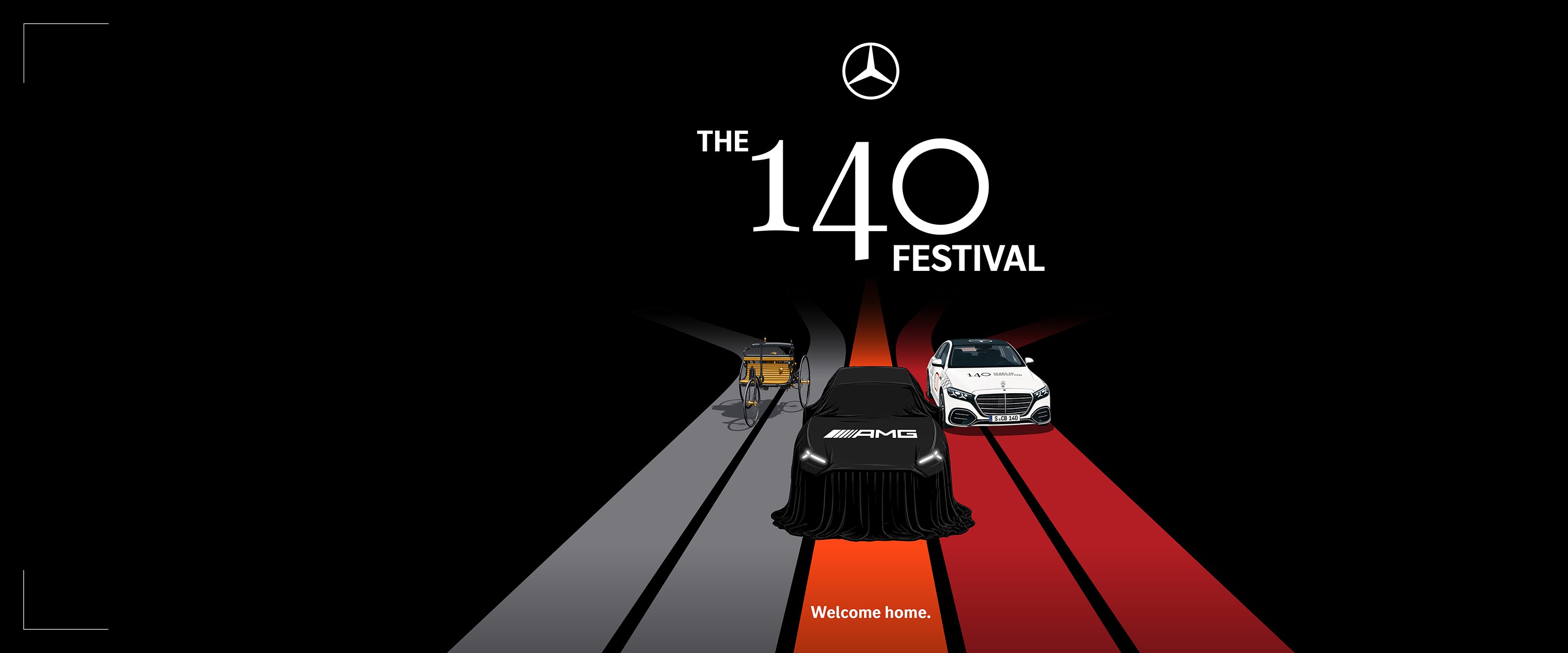 Weltpremiere des neuen Mercedes-AMG GT SUV am 140 Festival.