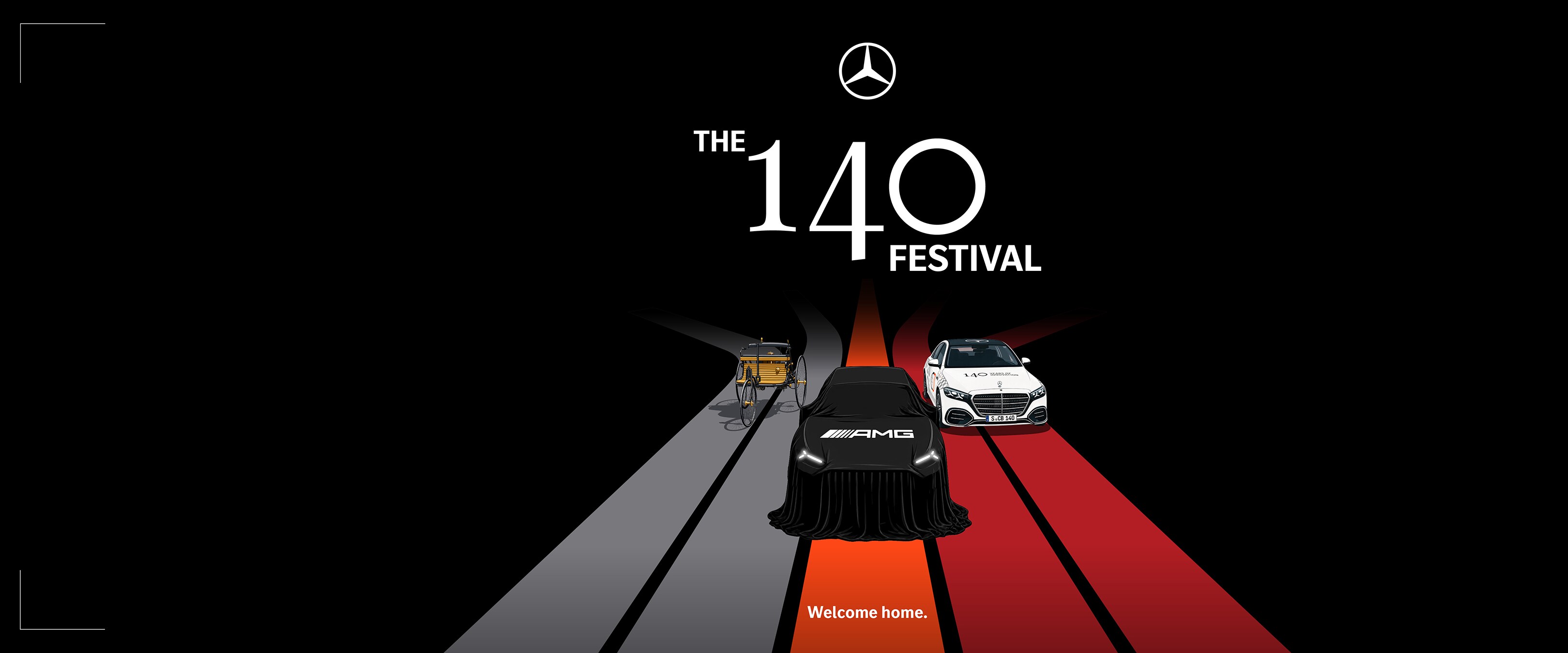 Prima mondiale del nuovissimo SUV Mercedes-AMG GT al 140 Festival. 