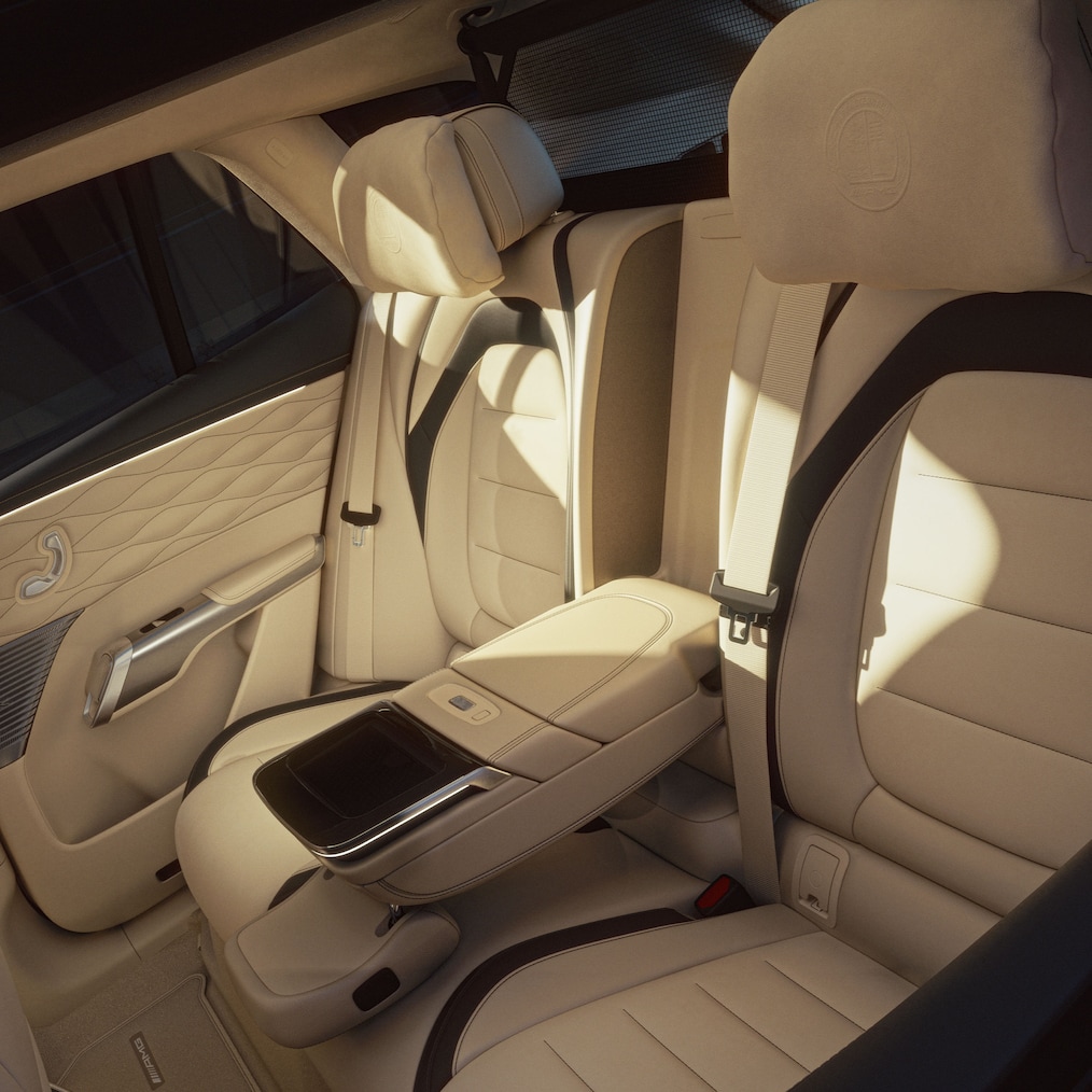I sedili posteriori della Mercedes-AMG GT 53.
