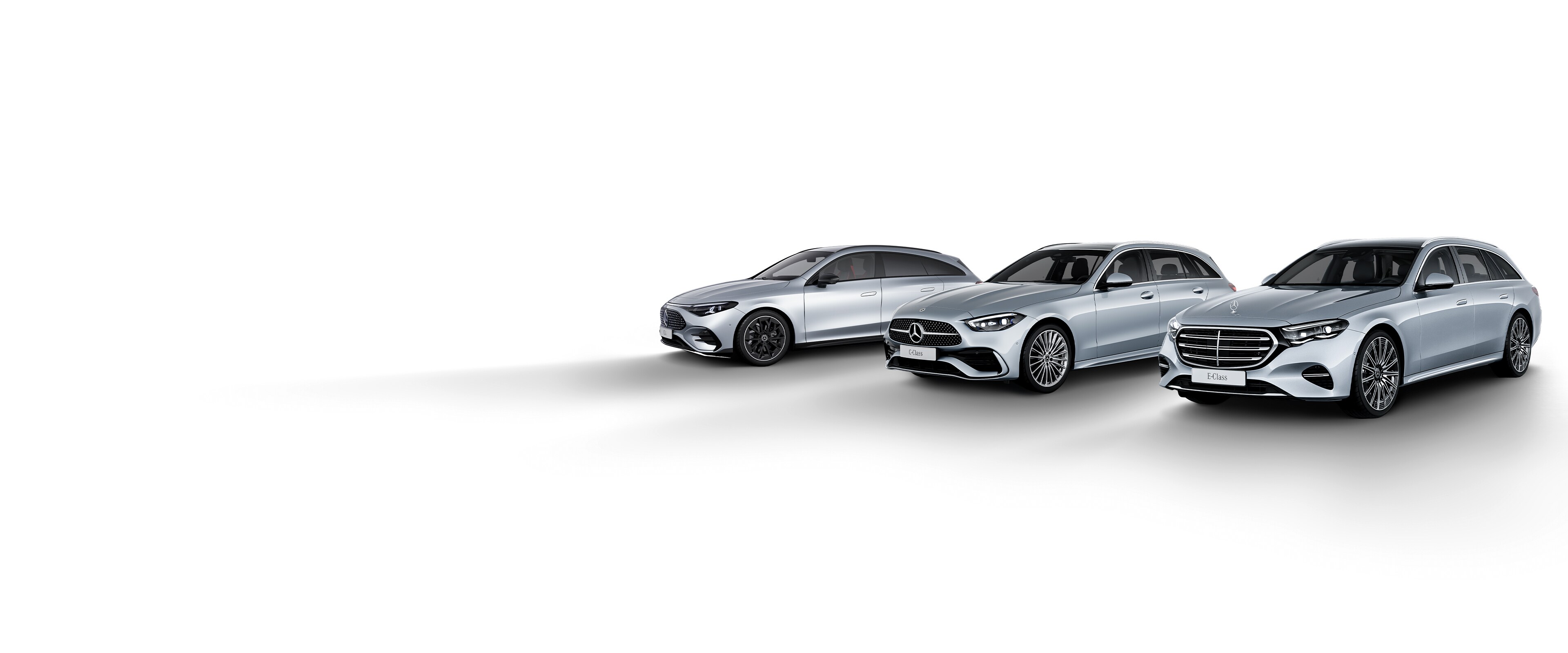 La gamma Mercedes-Benz Station-wagon: CLA Shooting Brake, Classe C Station-wagon e Classe E Station-wagon.