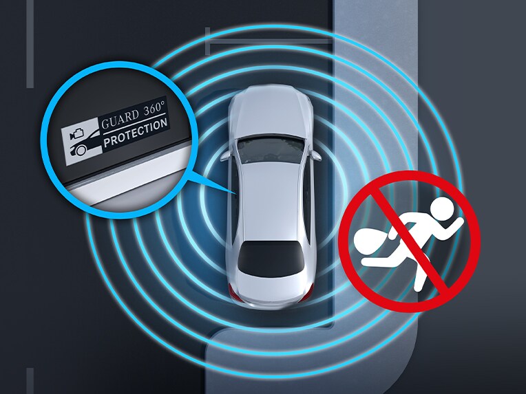 Das Mercedes-Benz C-Klasse T-Modell mit GUARD 360° Fahrzeugschutz Plus.