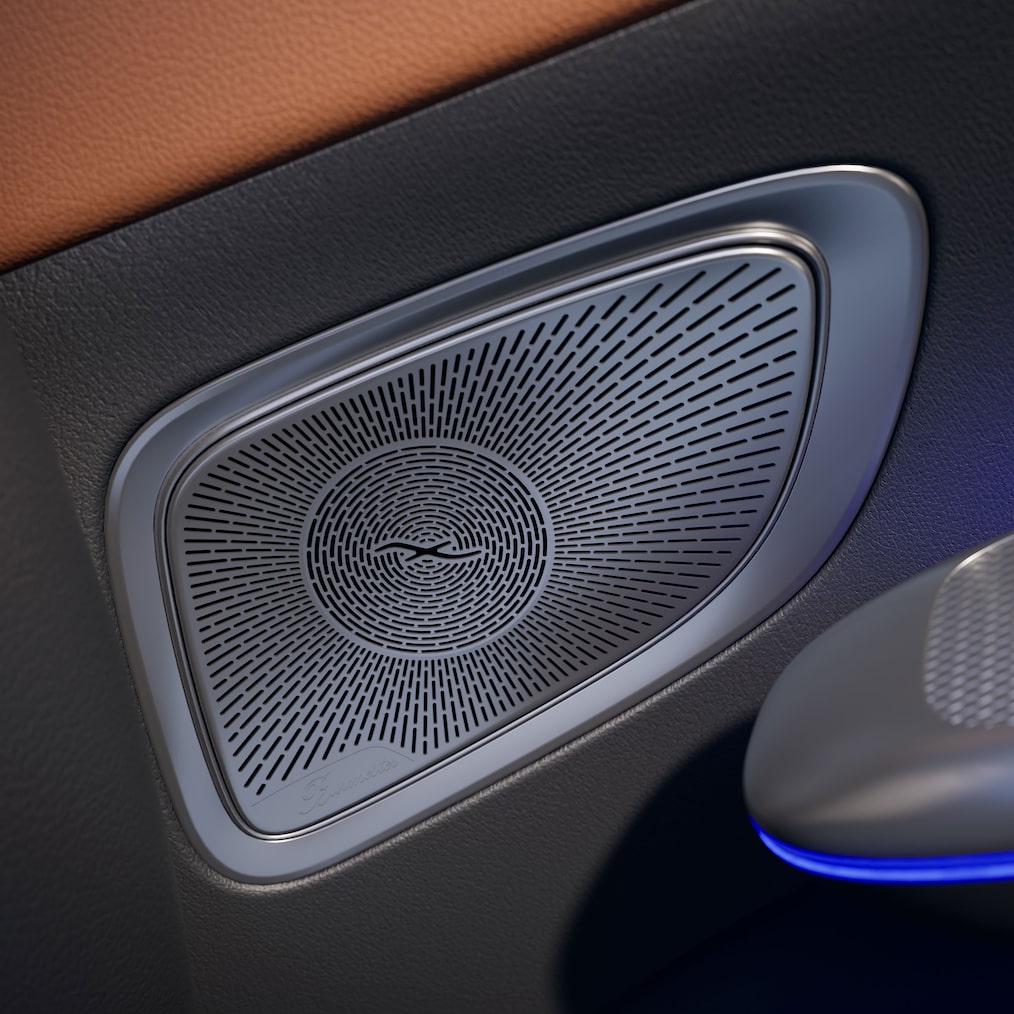 Le système de sonorisation surround Burmester® 3D dans la nouvelle Classe&nbsp;C Berline de Mercedes-Benz.