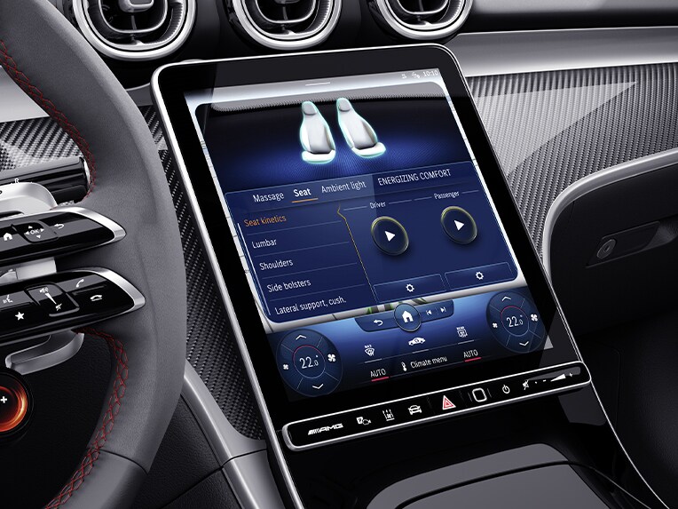 Das AMG Performance Sitz-Paket High-End der Mercedes-AMG C-Klasse Limousine.