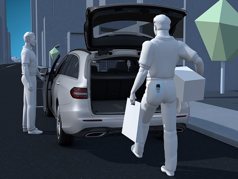 La Mercedes-Benz Classe C Berline avec le Pack Confort KEYLESS-GO.