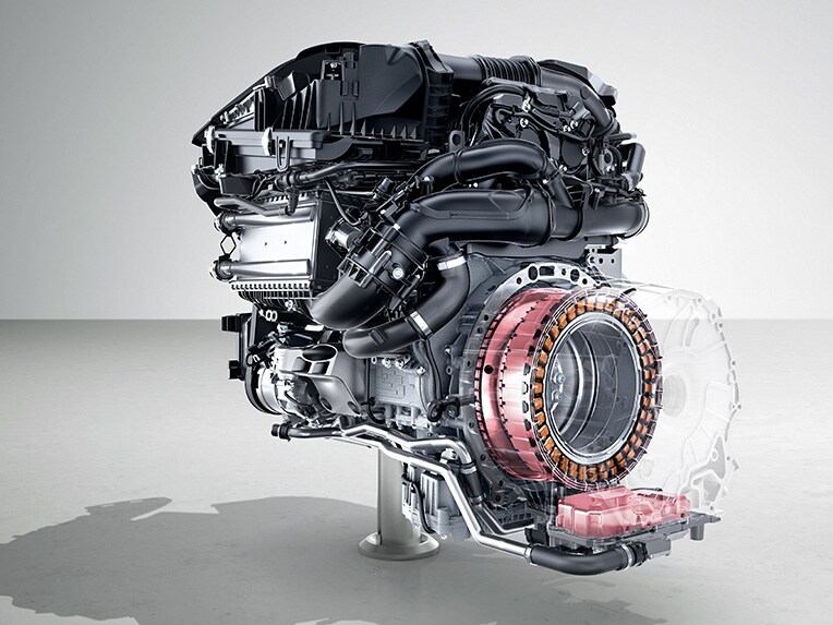 Le moteur de la Mercedes-Benz Classe C Berline.