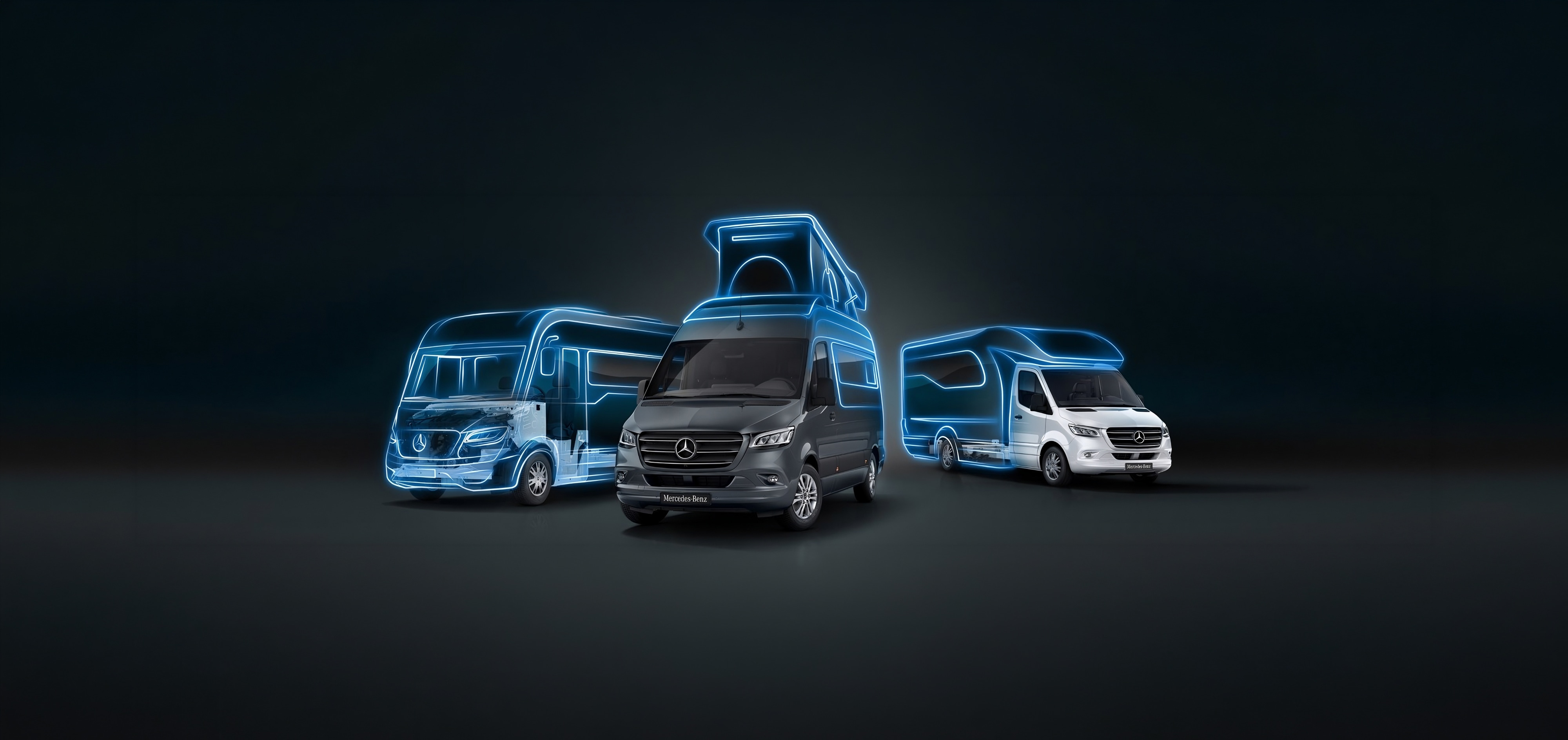 Sprinter Camper 4x4 | Sprinter camper | Mercedes-Benz Il Mercedes-Benz Sprinter camper con trazione integrale, per una trazione migliorata