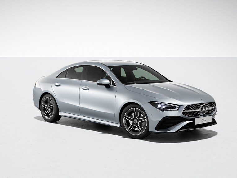 La Mercedes-Benz CLA Coupé avec AMG Line.