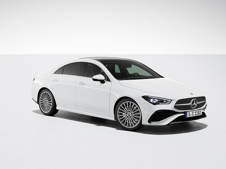 La Mercedes-Benz CLA Coupé avec ligne d'équipement Progressive.