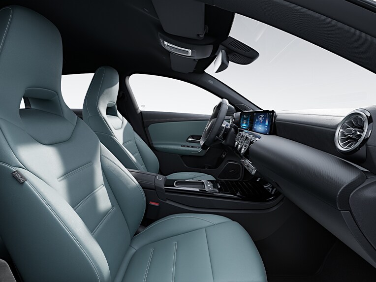 Le Pack Sièges Performance AMG haut de gamme dans le CLA Shooting Brake de Mercedes-AMG.
