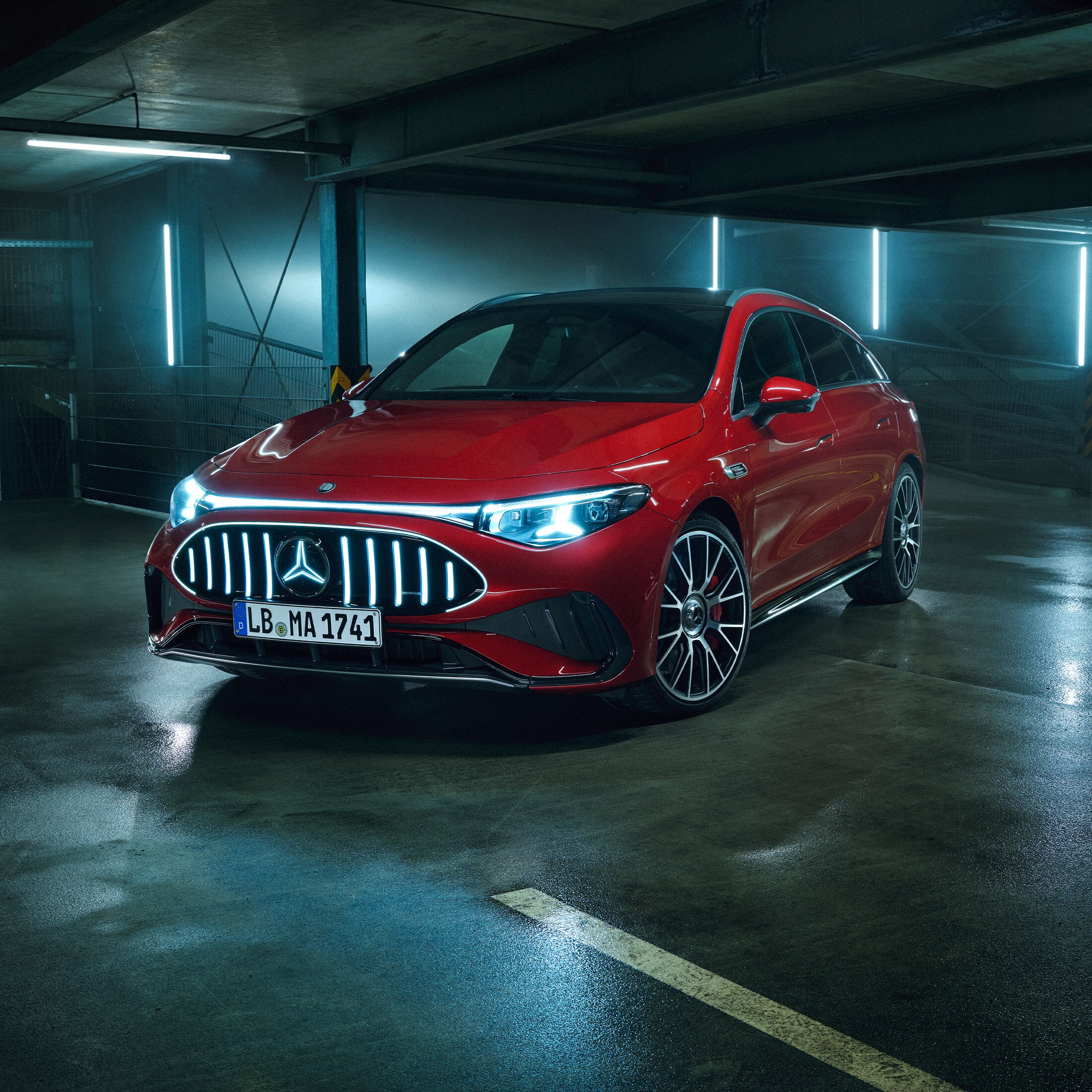 Der neue elektrische Mercedes-AMG CLA 45.