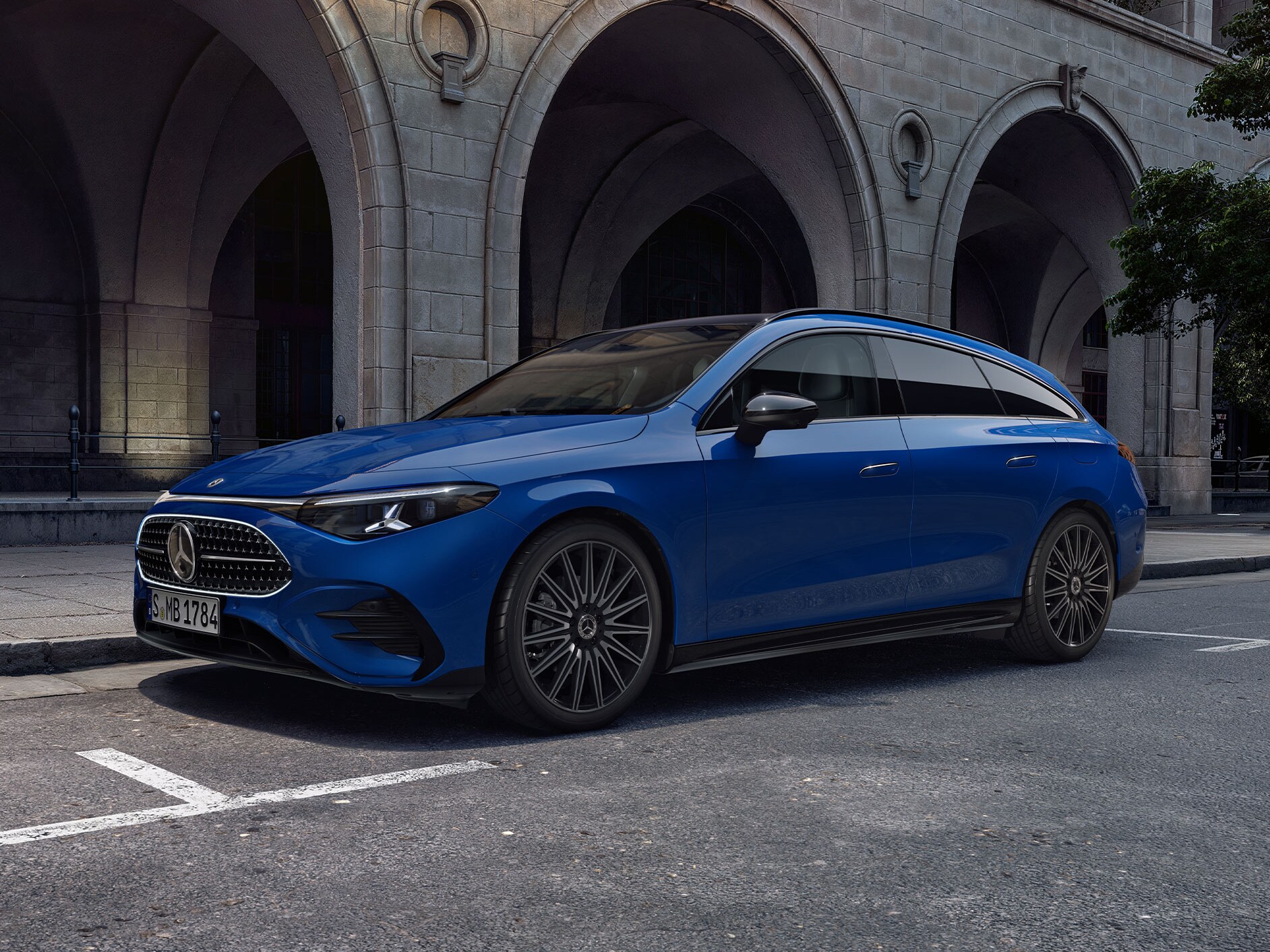 La CLA Shooting Brake con tecnologia mild-hybrid.