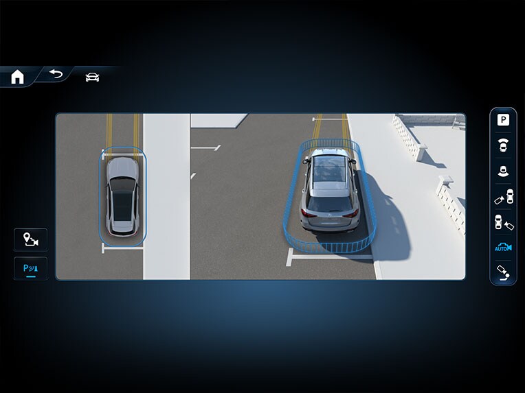 Das Park-Paket mit 360°-Kamera im CLE Cabriolet von Mercedes-Benz.