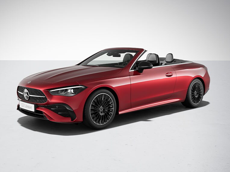Die AMG Line im CLE Cabriolet Sportwagen von Mercedes-Benz.