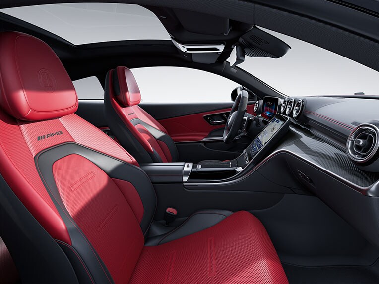 Das Mercedes-AMG Interieur des neuen Mercedes-AMG CLE Coupés.