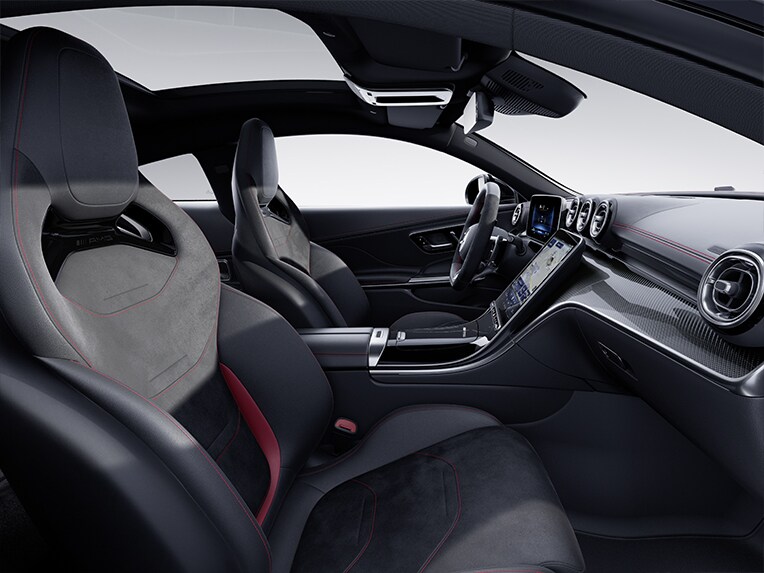 Das AMG Performance High-End Sitz-Paket des neuen Mercedes-AMG CLE Coupés.
