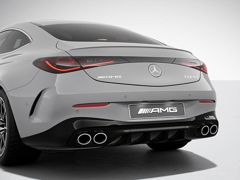 Das AMG Carbon-Paket Exterieur I des neuen Mercedes-AMG CLE Coupés.