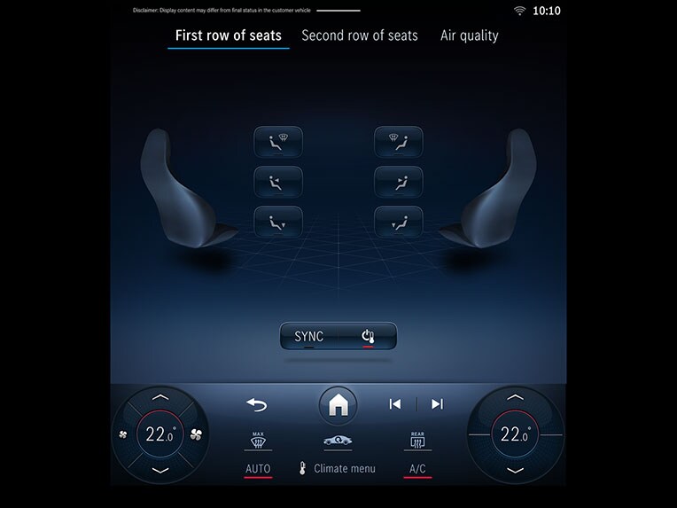 Le système de climatisation automatique THERMATIC de la Mercedes-Benz CLE Coupé.