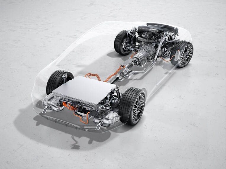 Das Mercedes-Benz CLE Coupé als Plug-in-Hybrid.