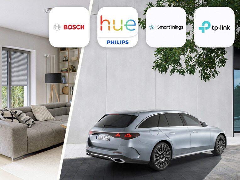 Die E-Klasse von Mercedes-Benz mit Smart Home.