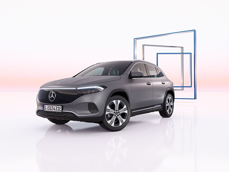 Der EQA von Mercedes-Benz mit der Ausstattungslinie Progressive.
