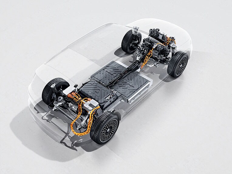 Trazione integrale 4MATIC nella Mercedes-Benz EQB.