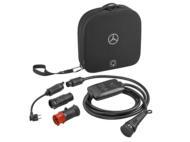 Le système de charge flexible Pro de l'EQE de Mercedes-Benz.