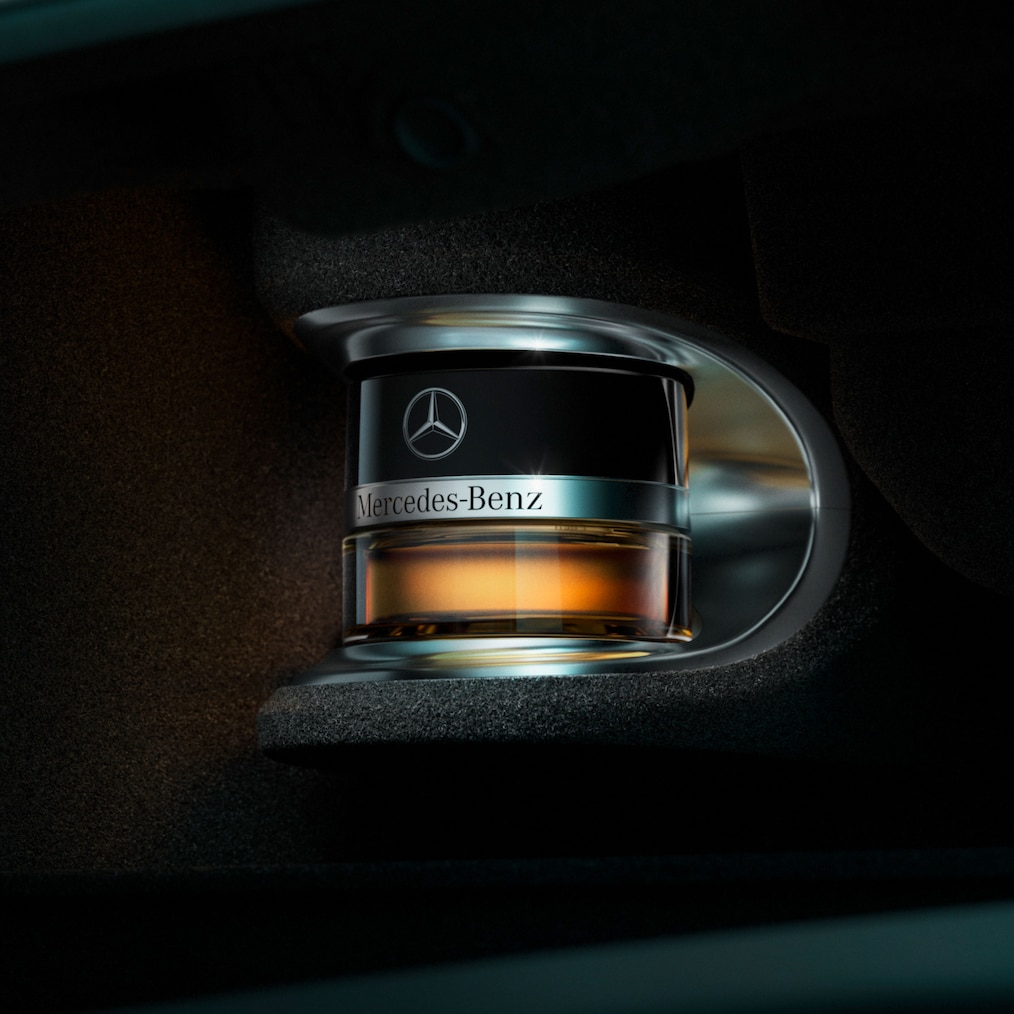 Das Luftfilterungssystem mit HEPA-Filter in der EQE Limousine.