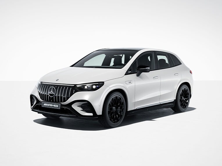 Gli esterni della Mercedes-AMG EQE SUV con pacchetto Night AMG.
