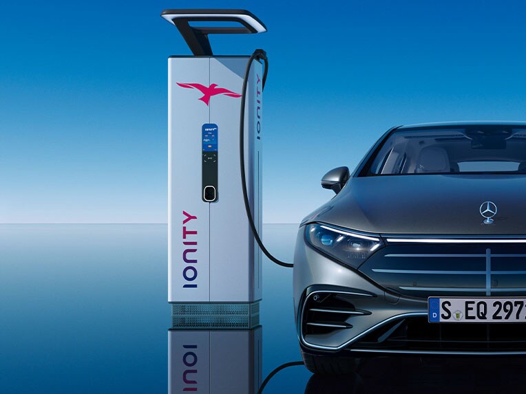 IONITY Unlimited pour la berline EQS de Mercedes-Benz.