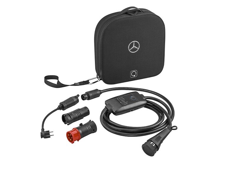Das Flexible Ladesystem Pro für die vollelektrische G-Klasse von Mercedes-Benz.