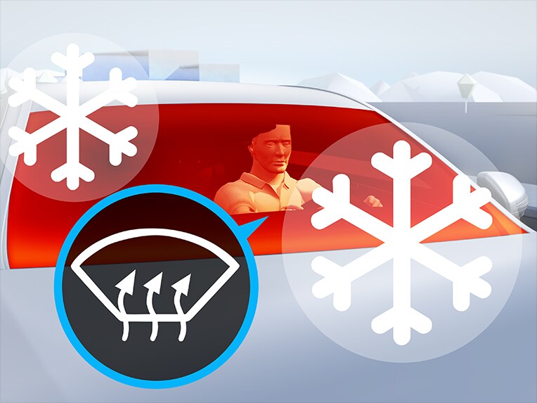 Wärme-Komfort-Paket in der vollelektrischen G-Klasse von Mercedes-Benz.