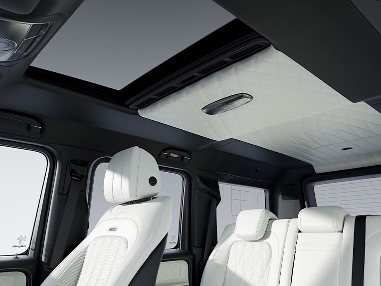 L'intérieur de la Mercedes-AMG Classe G.