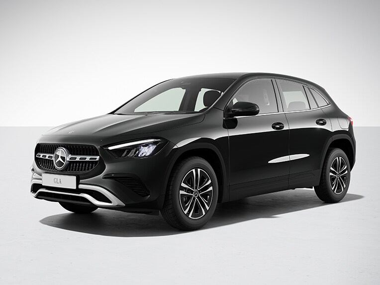 La Mercedes-Benz GLA avec équipement de série.