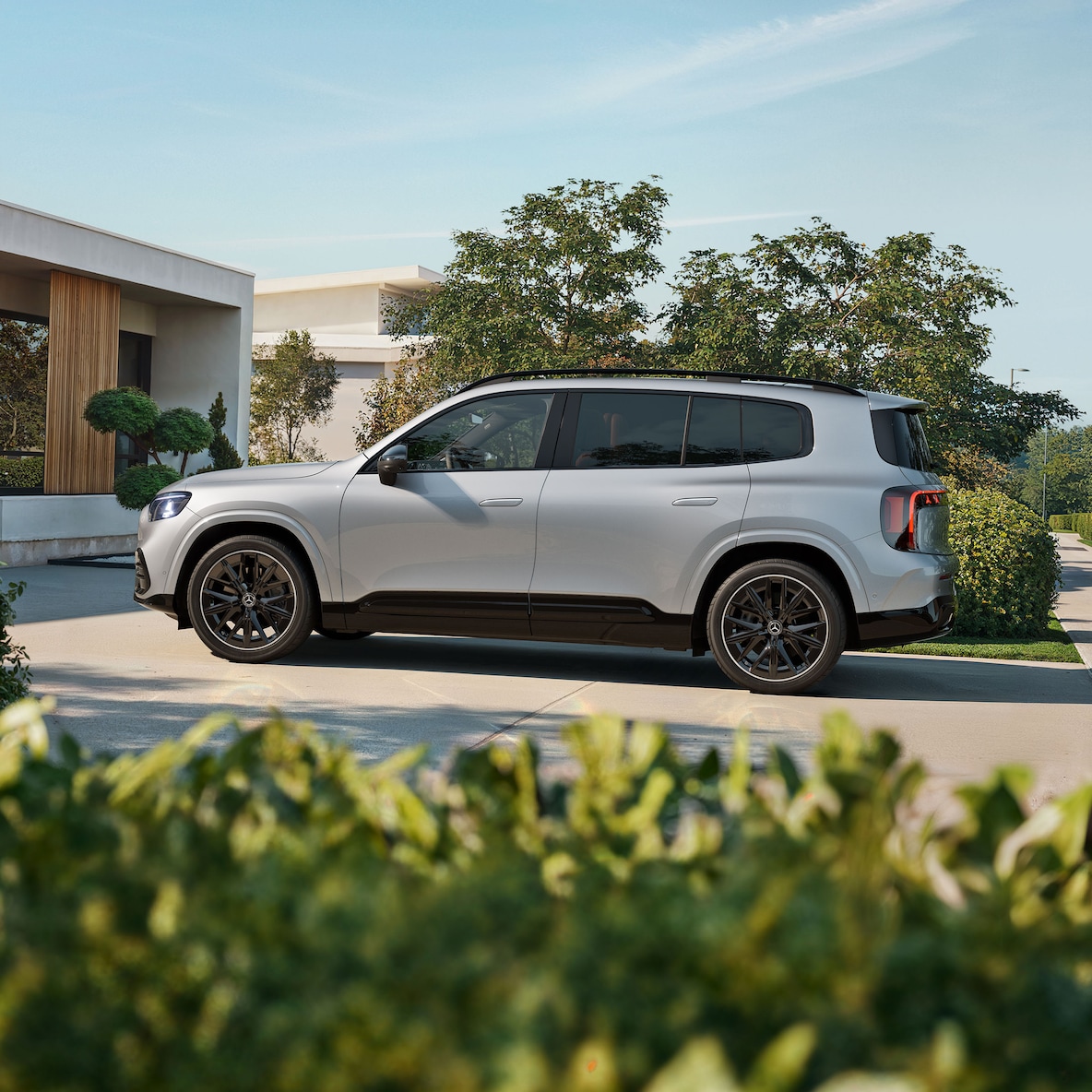 Gli esterni della nuova GLB elettrica.