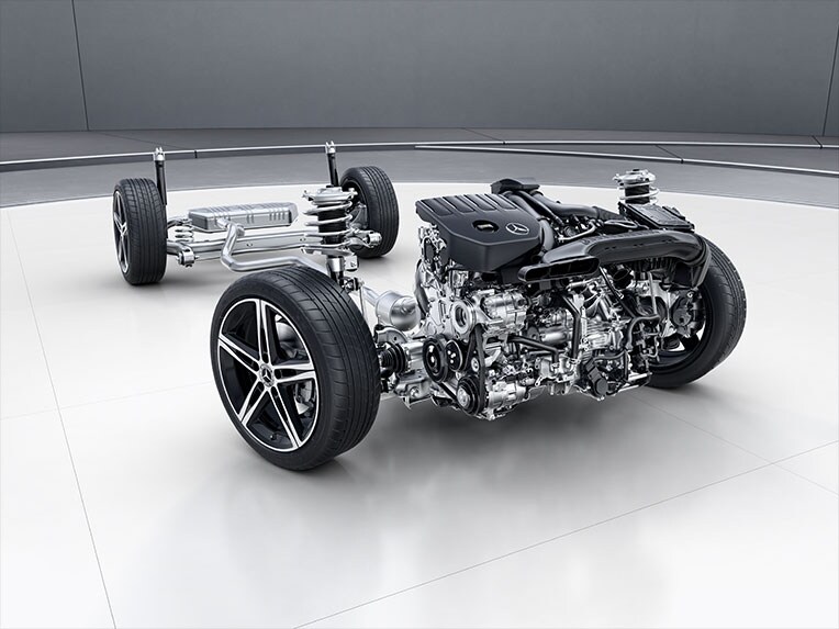 L’assetto Comfort della Mercedes-Benz GLB.