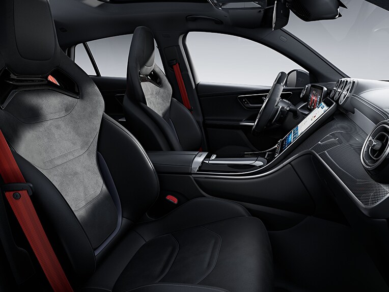 Die Sitze im Mercedes-AMG GLC Coupé.
