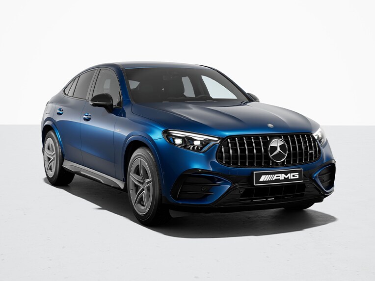Mercedes-AMG GLC Coupé con pacchetto Night AMG.