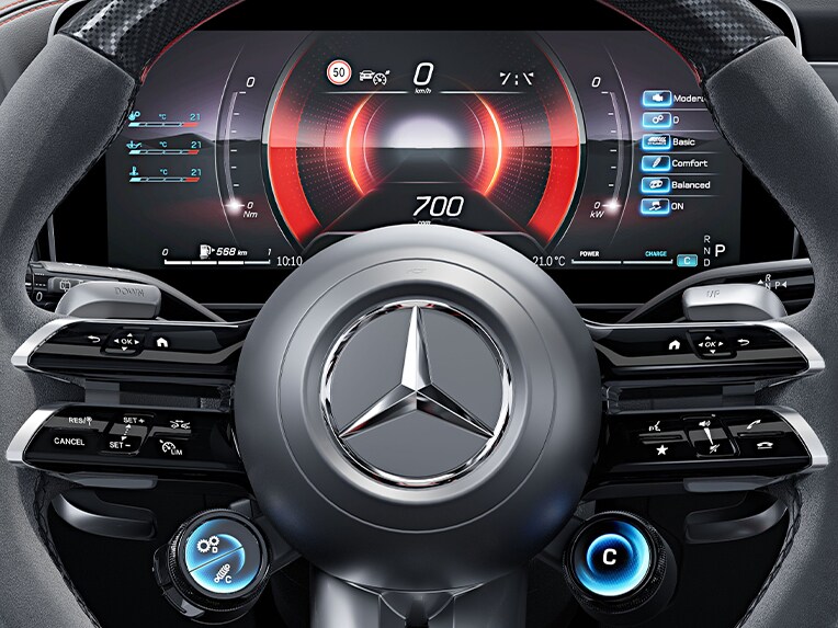 Il pacchetto AMG DYNAMIC PLUS della Mercedes-AMG GLC Coupé.