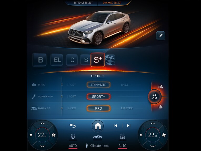 Le Pack DYNAMIC PLUS AMG dans la Mercedes-AMG GLC.